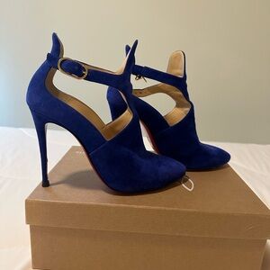 Christian Louboutin  CANADADA 100 VEAU VELOURS heels/booties